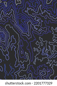 Wave water contour line ocean