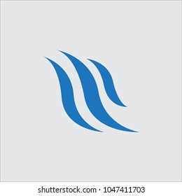 wave water icon 