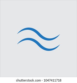 wave water icon 