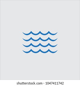 Wave Water Icon 