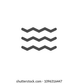 Wave water icon