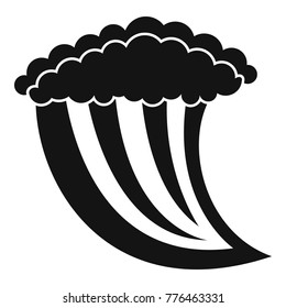 Wave water icon. Simple illustration of wave water vector icon for web