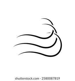 wave water icon vector design template