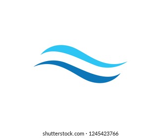 wave water logo beach