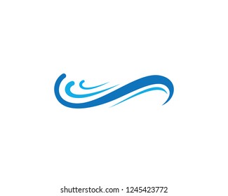 wave water logo beach