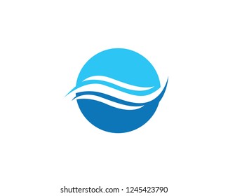 Wave Beach Logo Stock Vector (Royalty Free) 1148887208