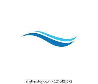 wave water logo beach