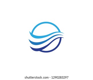 wave water logo beach