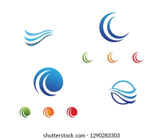 wave water logo beach