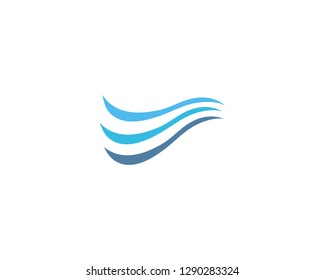 wave water logo beach