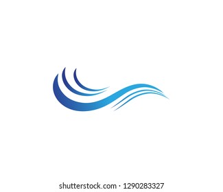wave water logo beach