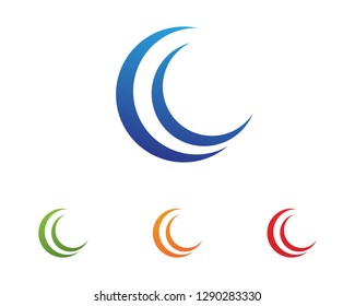 wave water logo beach