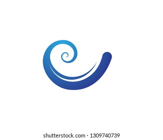 wave water logo beach