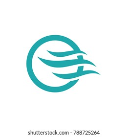 Wave Water Logo Design Template, Water Logo Vector