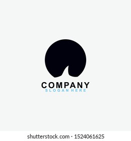 Wave Water Logo Design Vector Template Isolated In Black Color. Modern Design. Vector Illustration