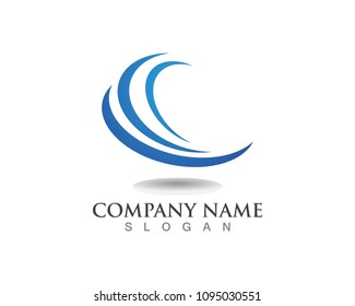 Wave water logos