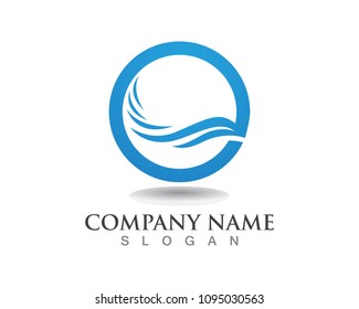 Wave water logos