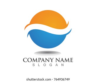 Wave water logos 