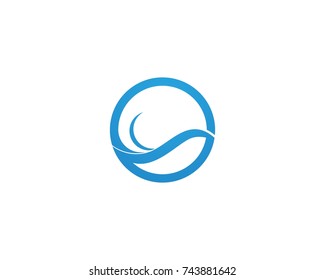 Wave water logos Template