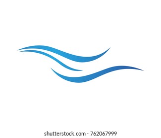Wave water logos Template 