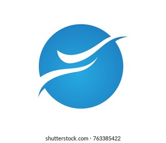 Wave water logos Template