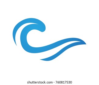 Wave Water Logos Template Vector Stock Vector (Royalty Free) 760817530 ...