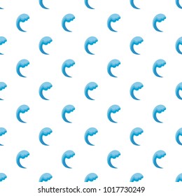 Wave water ocean pattern seamless in flat style for any design