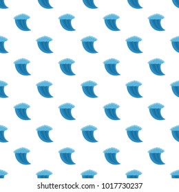 Wave water pattern seamless in flat style for any design