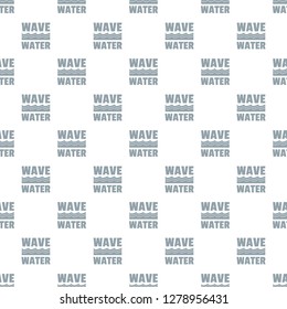 Wave water pattern vector seamless repeat for any web design