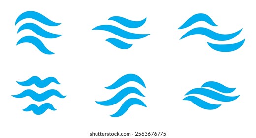 Wave. Water Waves collection. Waves blue. Waves