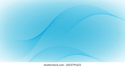 Wave, Waves, Background, Curved Line, Sea, Wind, Blue, Summer