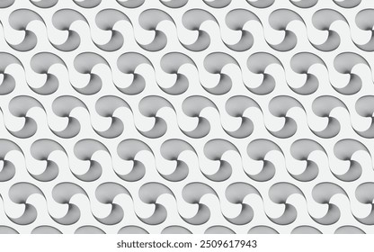Wave and whirl background design vector
