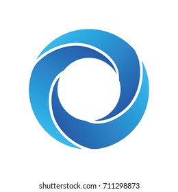 wave / whirlpool logo icon