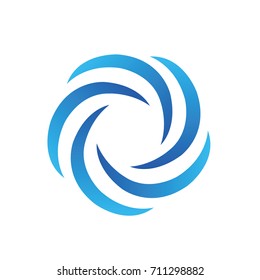 wave / whirlpool logo icon