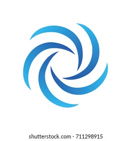 wave / whirlpool logo icon