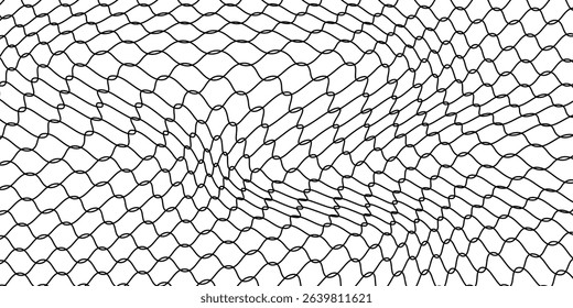 Wave white background. Abstract white futuristic background. Wave with connecting dots and lines on dark background. Wave of particles. 