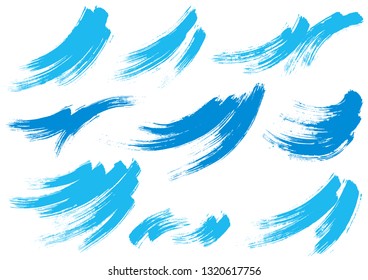 Wave written with brush