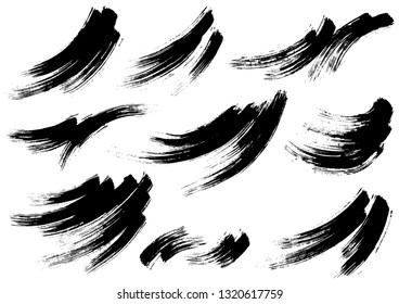 Wave written with brush