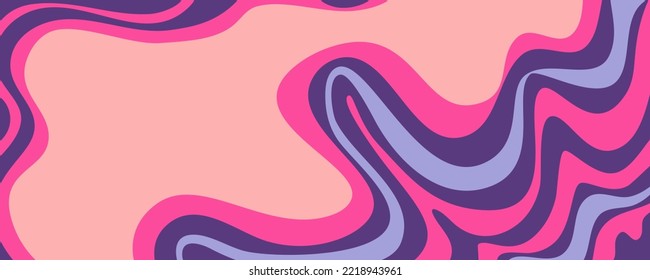 Fondo Wave y2k para el diseño retro. Fondo rosa de mármol gris líquido. Patrón púrpura y2k en rosa de estilo moderno. Papel pintado de la ola retro psicodélica