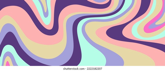 Wave y2k background for retro design. Liquid groovy marble pink background. Purple y2k pattern in modern style pink. Psychedelic retro wave wallpaper