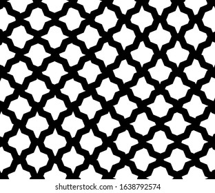 Wave, zigzag lines pattern. Black wavy line on white background. Texture vector - illustration