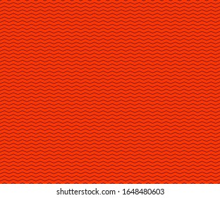 Wave, zigzag lines pattern. Black wavy line on white background. Texture vector - illustration