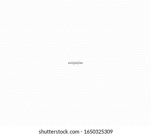 Wave, zigzag lines pattern. Black wavy line on white background. Texture vector - illustration