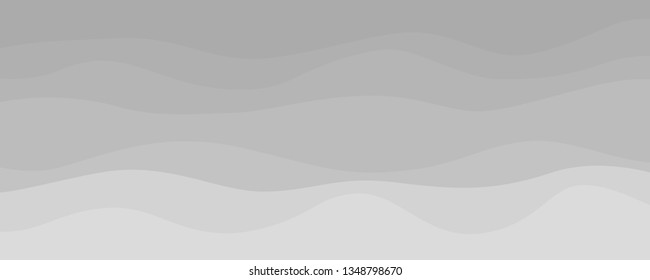 Waved pattern. Abstract texture with lines. Background with stripes and waves. Print for banners, posters, flyers and textiles. Black and white illustration for design