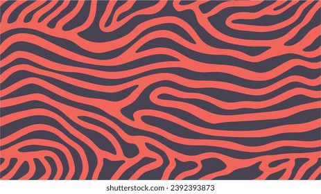 Waved pattern. Pop art style pattern. Abstract background with cute wavy line pattern. Spiral vector illustration. Seamless pattern lines. Abstract geometrical design.