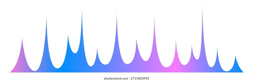 Forma de onda en colores neón. Mezclador de música de ecualizador láser