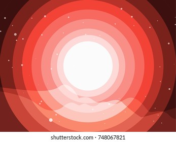 Waveform and sky,.Icon symbol isolated on white background. Vector illustration.
