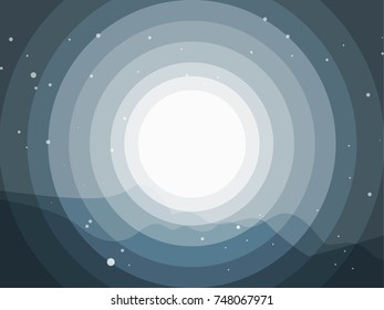 Waveform and sky,.Icon symbol isolated on white background. Vector illustration.
