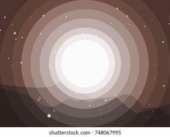 Waveform and sky,.Icon symbol isolated on white background. Vector illustration.
