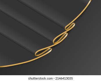 Werfer, schwarzer Hintergrund